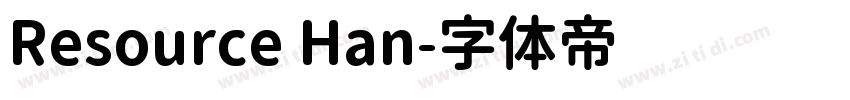 Resource Han字体转换